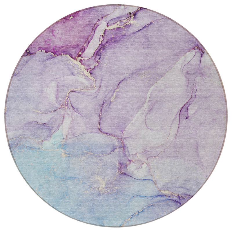 Tapis d'intérieur rond 8 po
