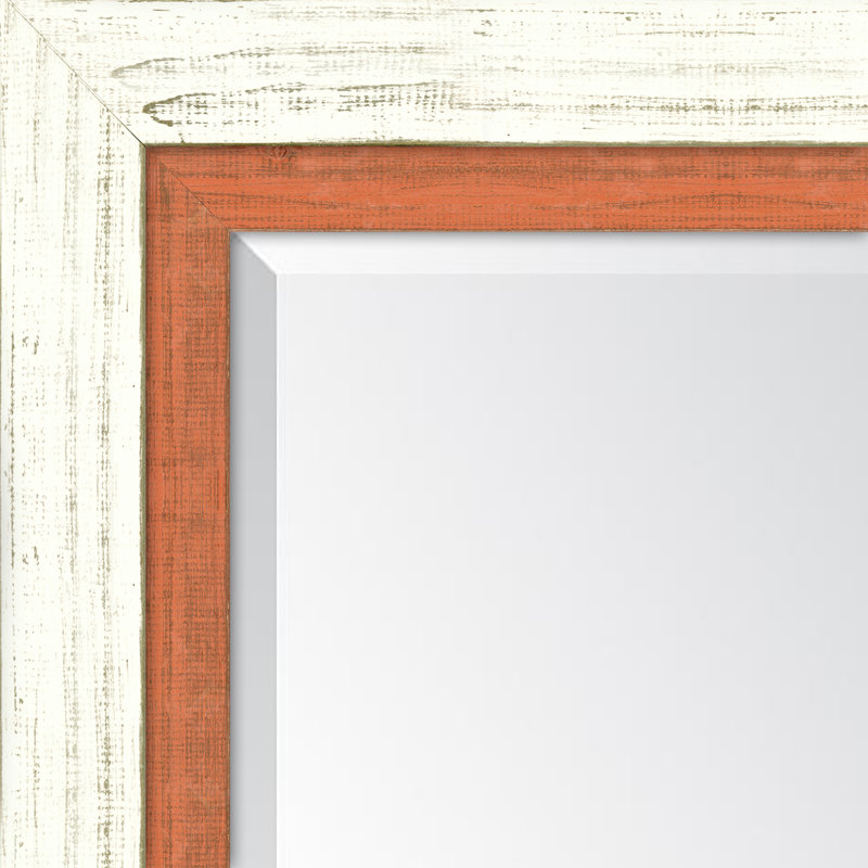 Miroir mural Chilhowie, H 44 po x l 32 po, Orange