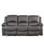 Manervia 3 Seater Faux Leather Reclining Sofa-289488743