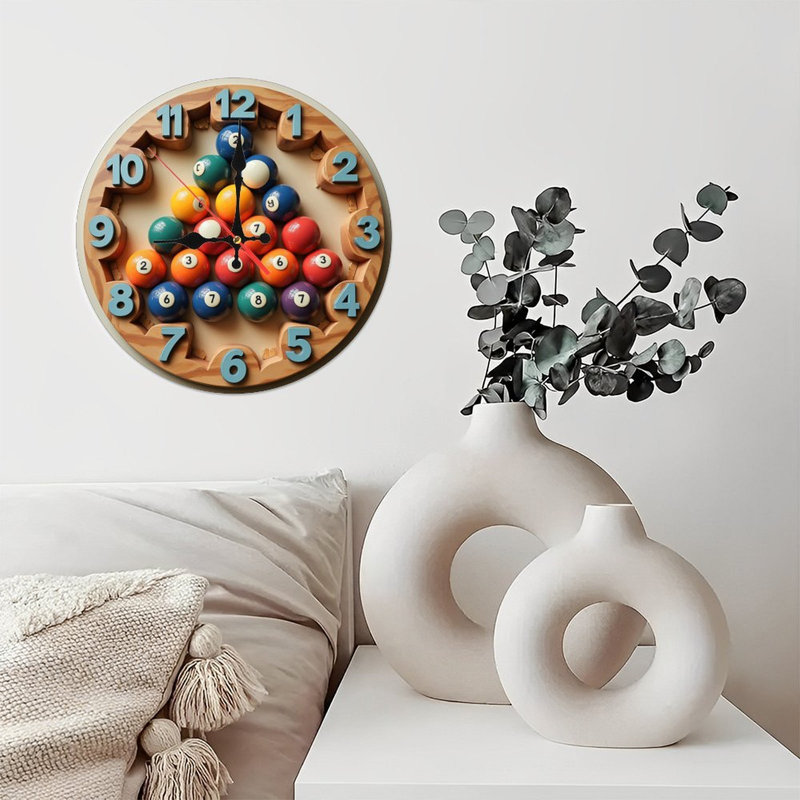 Colorful Educational Pool Ball Set for Learning Numbers
