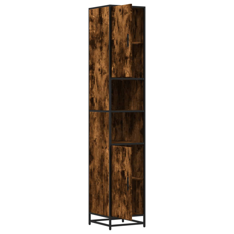 Anabela Bathroom Cabinet, Smoked Oak