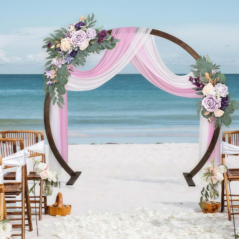 Artificial Wedding Arch Flowers Swag Kit