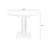 Burlywood Round Solid Wood Dining table-2032452929