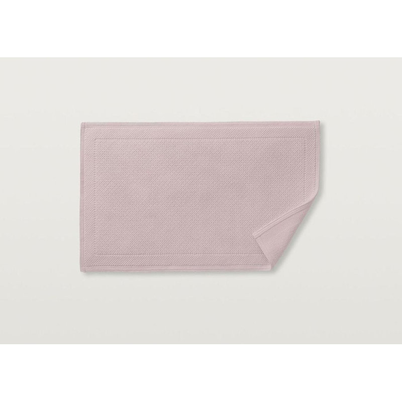 Cosima Bath Rug, Rosewater, Single Piece- 34" L x 21" W