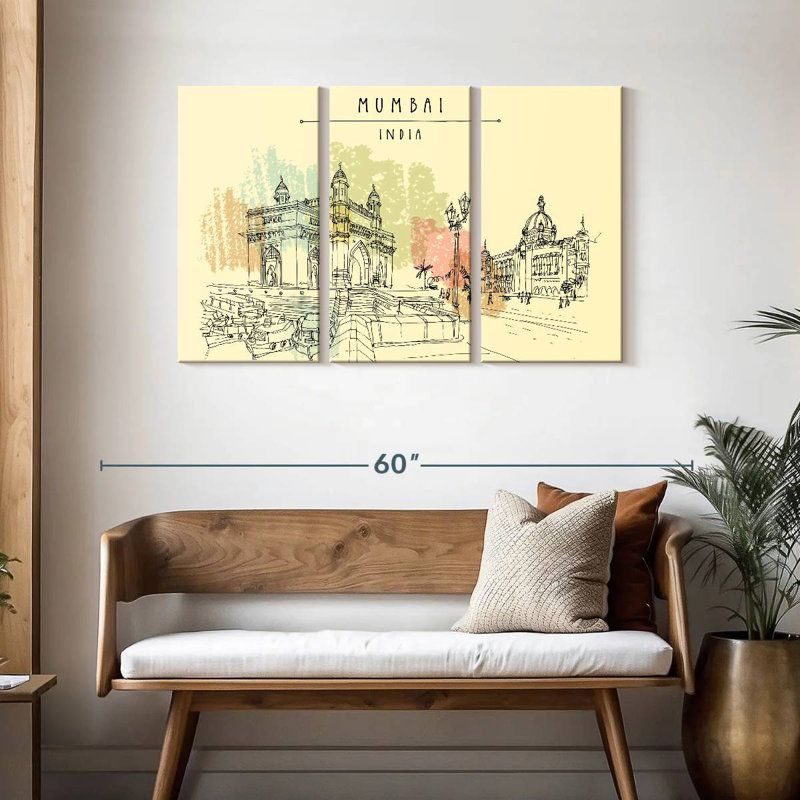 Rorry Mumbai, 28" H x 45" W