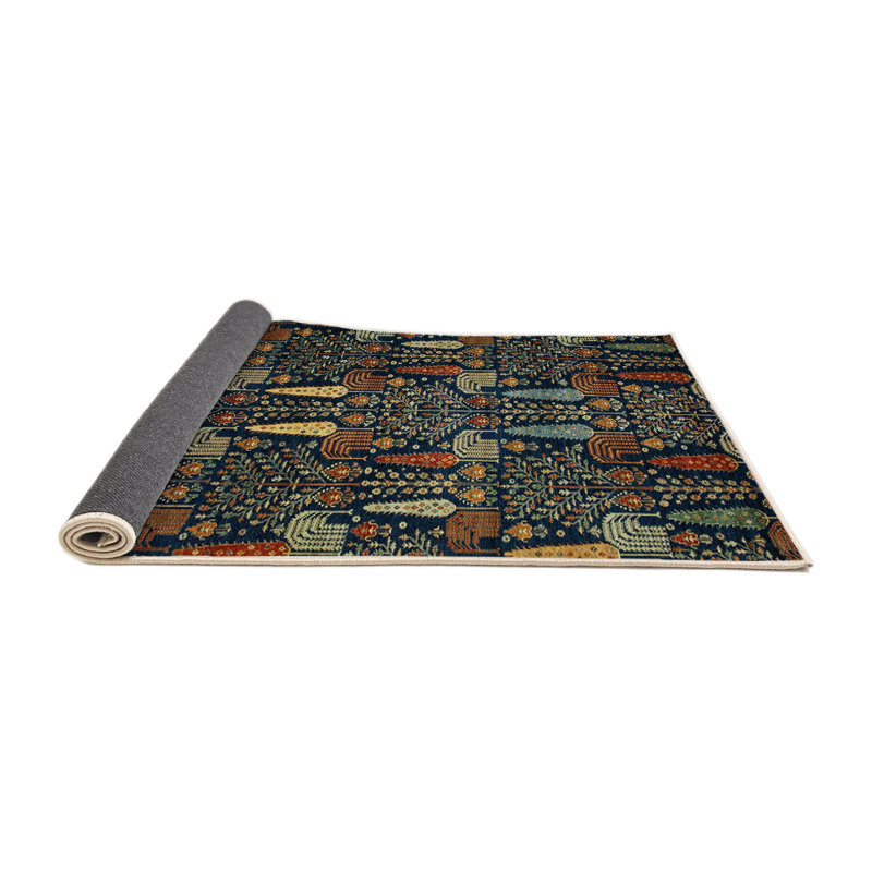 Abstract Indoor Rug, Round 4'
