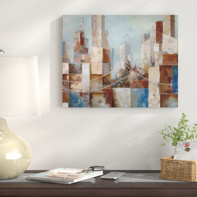 Paysage urbain - reproduction sur toile