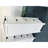 4 - Drawer White Bathroom Floor Cabinet, Freestanding And Space Saving For Small Shower Areas Storage Bathroom, Design Compact