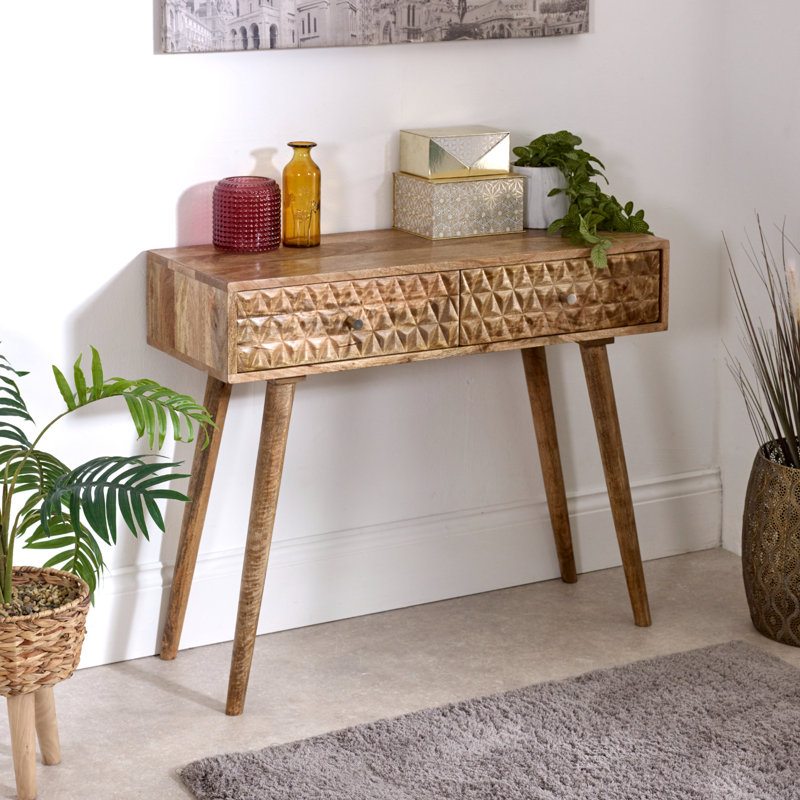 Barton 90cm Solid Wood Console Table