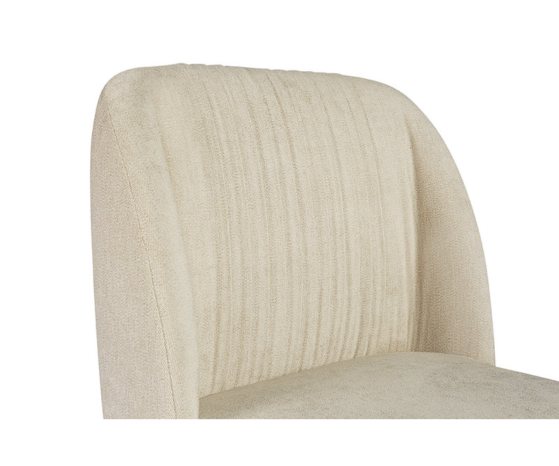 Nevin Upholstered Dining Chair, Muslin