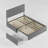 Masad Upholstered Platform Drawer Storage Bed with Adjustable Headboard-1428835488-1428835490