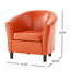 Fauteuil club en similicuir
