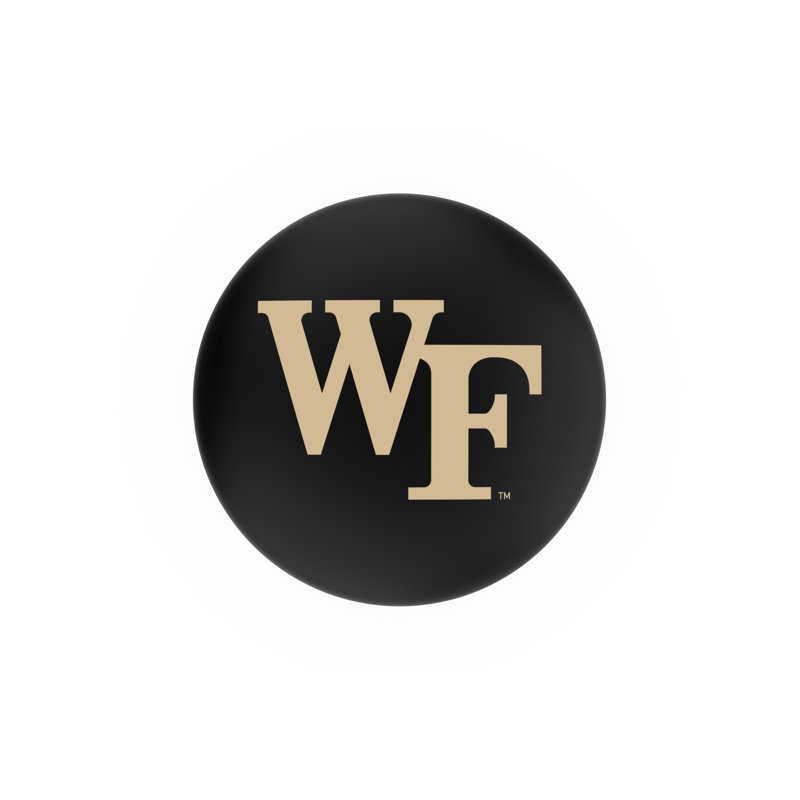 Tabouret de bar pivotant de 30 po NCAA, Chrome, Wake Forest University