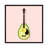 Avocado Guitar by Paul Fuentes - Print on Canvas-1018923366-1018923389