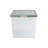 Wham Clip 62L Rectangular Plastic Storage Boxes with Secure Clip Lock Lids. L:59.5 x W:39.5 x H:33.5cm Clear/Stone/Slate Grey-1629064580
