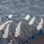 Tapis intérieur / extérieur bleu marine / blanc / gris Baffin-1738976765