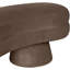 Banc rembourré en velours brun Zenna-1821666954