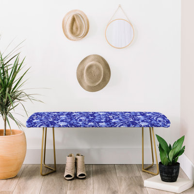 Jacqueline Polyester Upholstered Bench