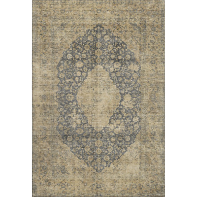 Premium Machine Washable Honig AMF1657 Global Rug