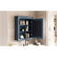 Armoire murale de salle de bain avec miroir et tablette réglable 24 po x 27 po, peu encombrante, tablettes modernes pour salle de bain attrayante, économiseur, solution de rangement-224669083