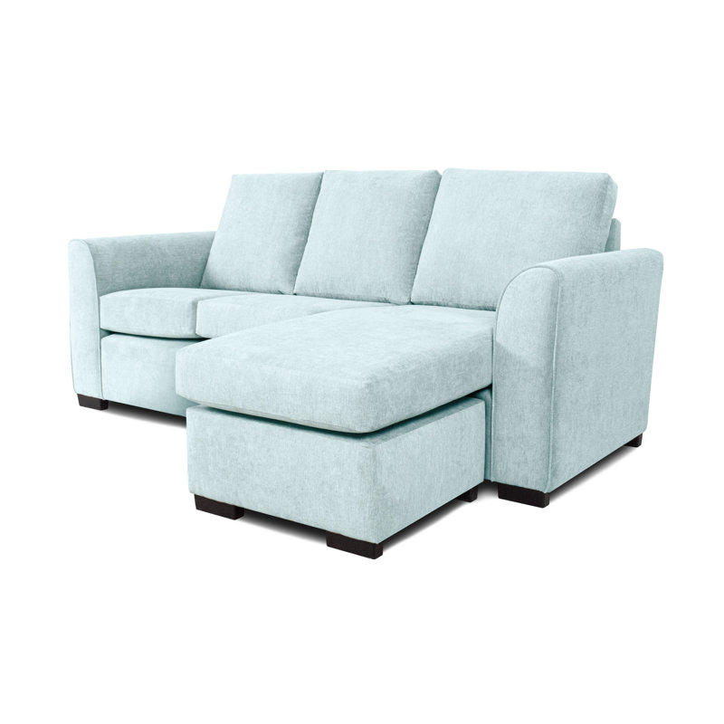 Celis 3 Seater Sofa & Chaise, Duck Egg Blue