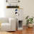 44.49" Slim AV Media Stand Game Console Stand, Media Storage Cabinet With 2 Built-In Drawers And 3 Hooks, Game Console Storage Cabinet For PS5 And Xbox