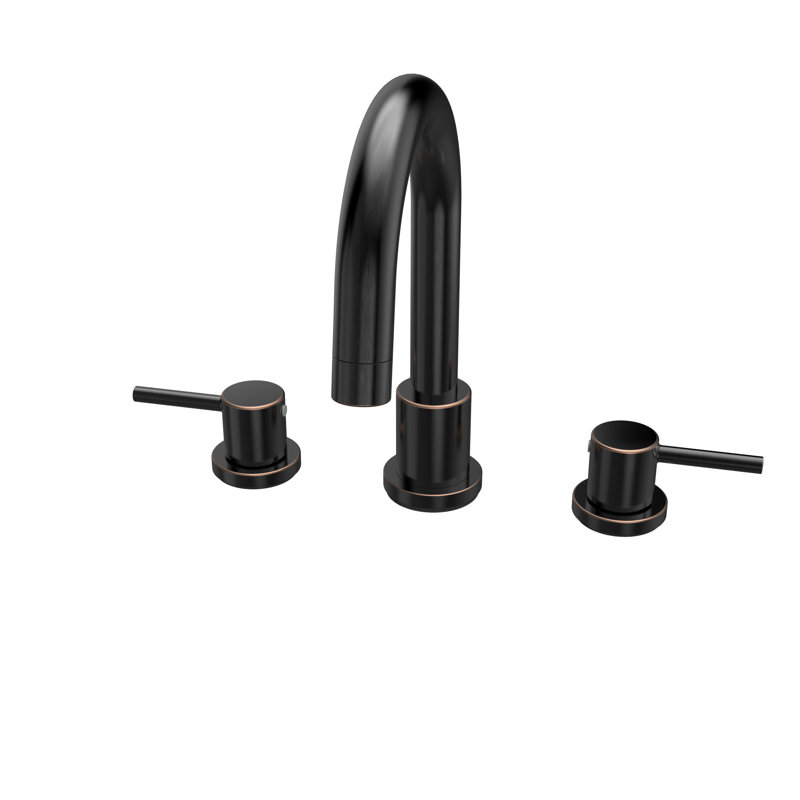 2-handle Bathroom Faucet with Drain Assembly, Rubbed Bronze
