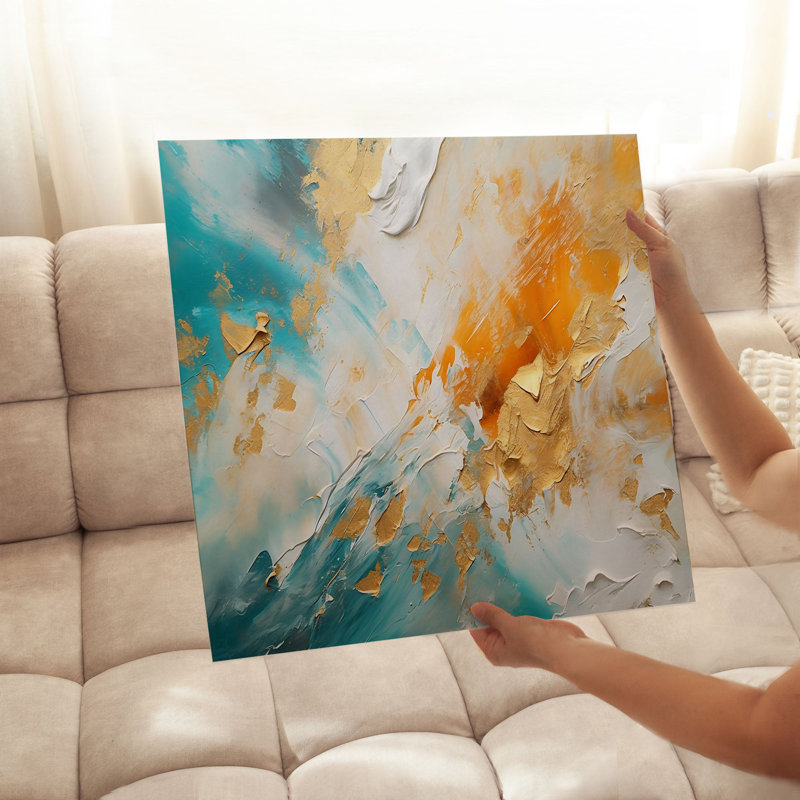 «Abstract Ephemeral Dance», reproduction d'art transitionnelle non encadrée, H 20 po x l 20 po