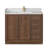 Jakarta 42" Single Bath Vanity with Silk White Quartz Stone Top-428862273-428862272