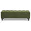 Banc de rangement avec repose-pieds Green Boucle, pieds en bois d'hévéa, capacité de poids de 300 lb-299679956