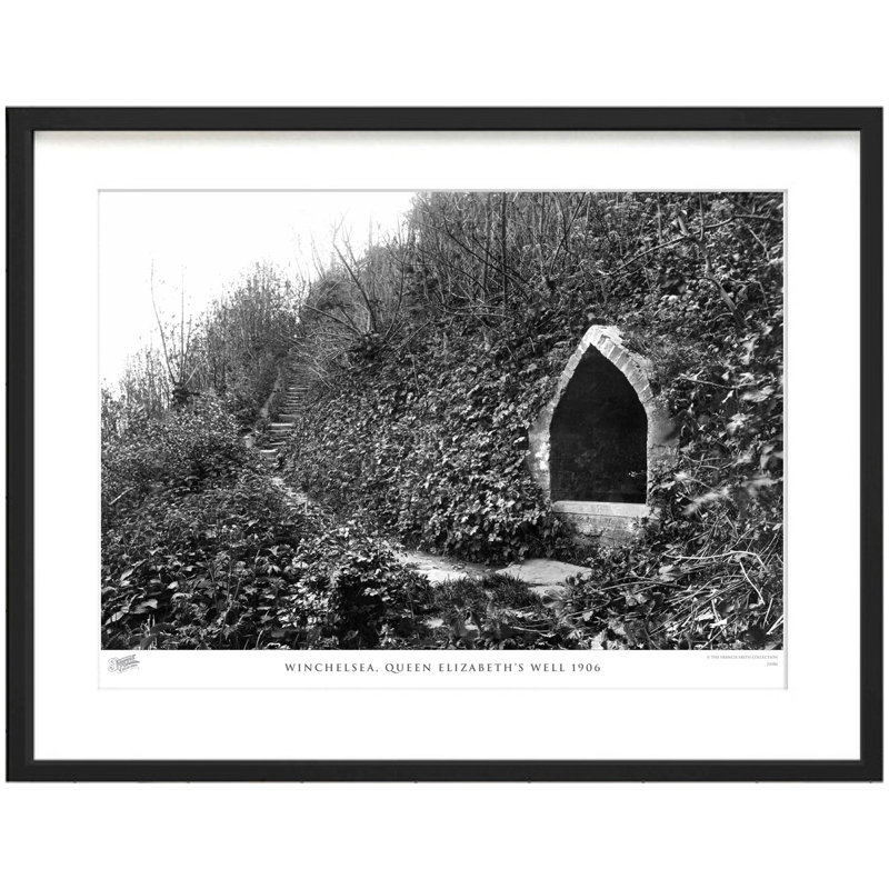 Winchelsea, Queen Elizabeth's Well 1906 by Francis Frith - Single Picture Frame Print, 60cm H x 80cm W x 2.3cm D