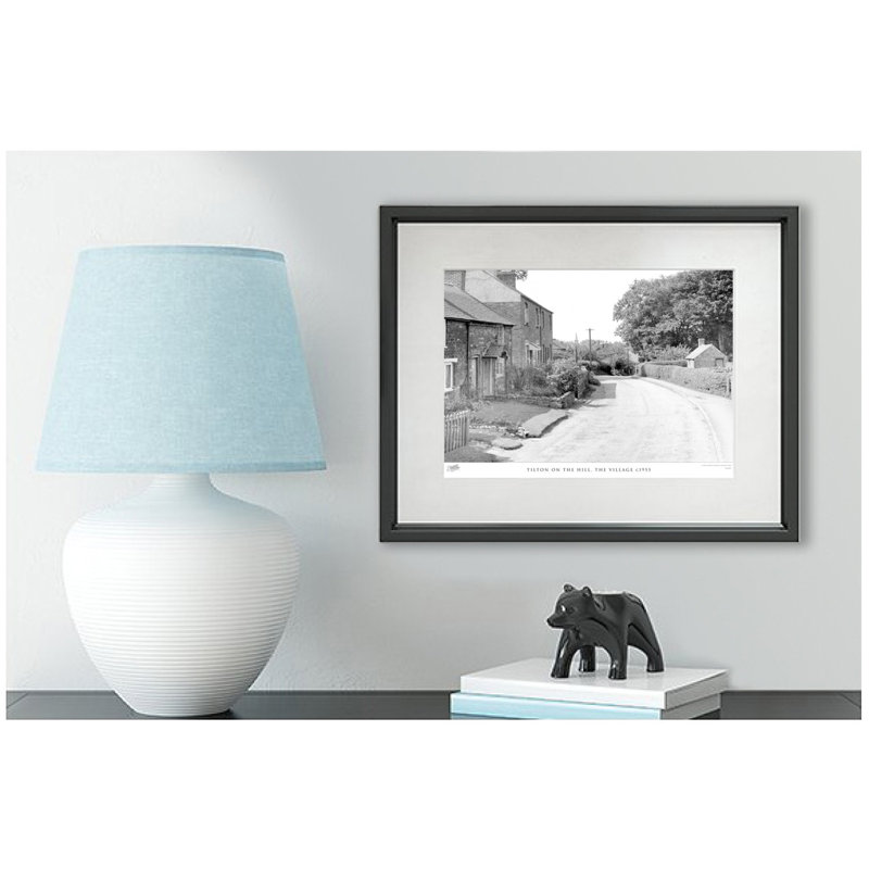 Tilton On The Hill, The Village C1955 - Single Picture Frame Print, 63.3cm H x 83.5cm W x 2.3cm D