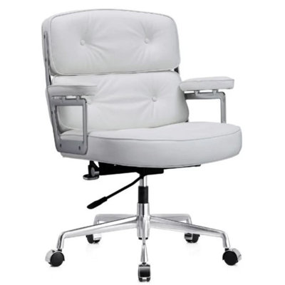 Astrahan Leather Tufted Office Chair