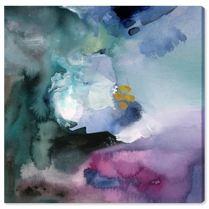 «Nebulosa Abstract», reproduction d'art sur toile tendue, H 12 po x l 12 po