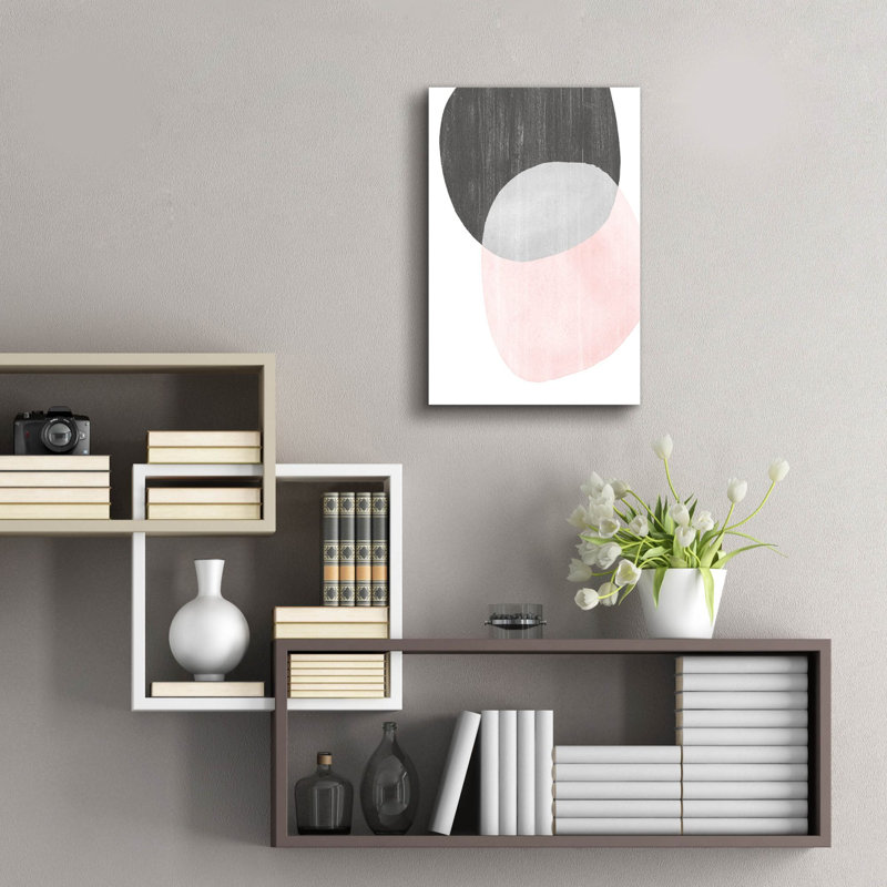 «Shifting Spheres II» par Grace Popp, art mural en verre acrylique, H 24 po x l 16 po x P 0,2 po