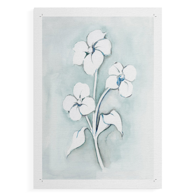 Bohemian Blue I -Canvas Print Only - NOT FRAMED, 48" H x 32" W