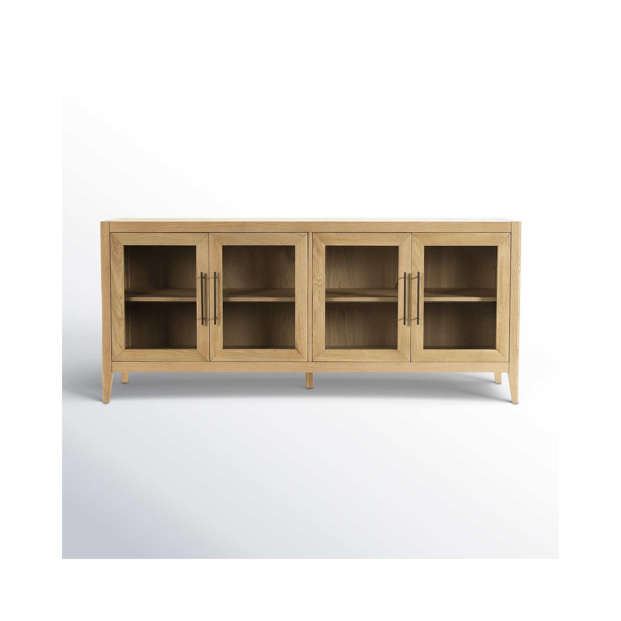 Beechgrove 78" Wide Oak Solid Wood Sideboard