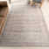 Jeccica Distressed Vintage Medallion Jute Blend Polyester Area Rug