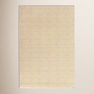 Hartley Natural Machine Washable Plaid Rug