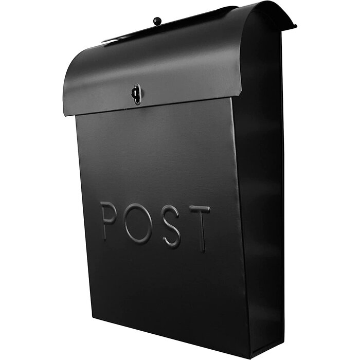 NACH Emily Post Industrial Style Wall Mounted Mailbox & Reviews | Wayfair