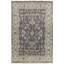 Zeus Wool Oriental Area Rug in Gray-878913808