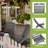 Smilja Foldable Outdoor Adirondack Chair-245000112