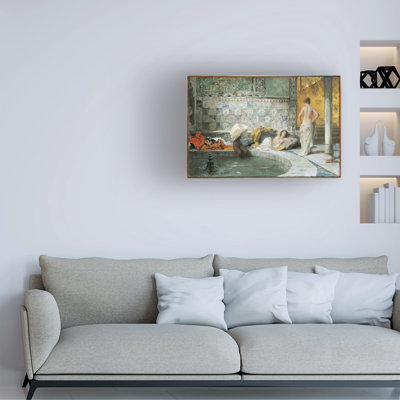 Domenico Morelli Turkish Bath Canvas Art
