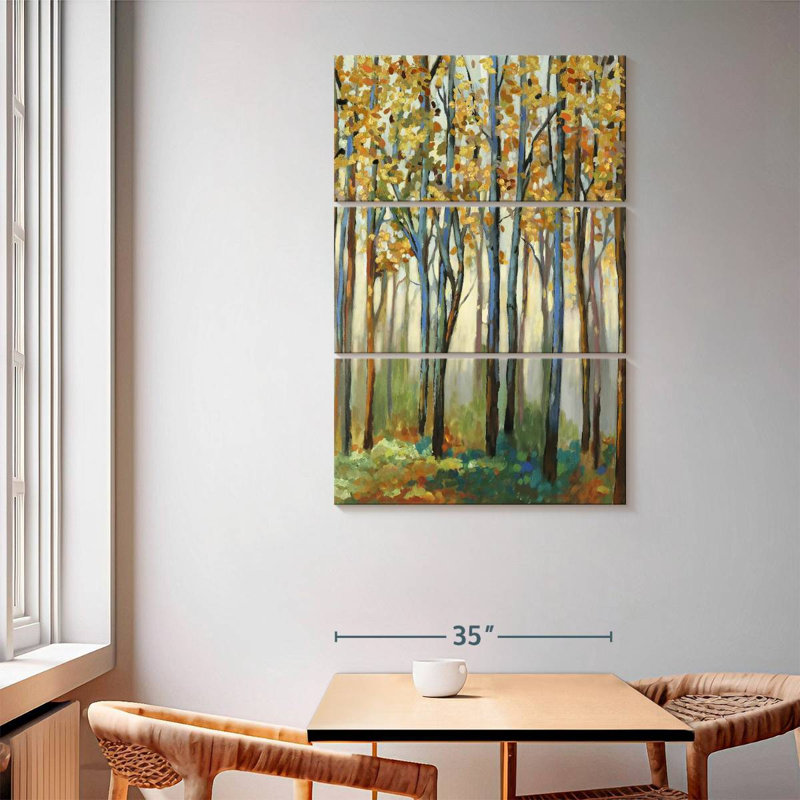 Feuilles d'or Harnek Autumn, H 65 po x l 42 po