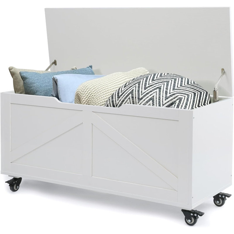 Evajoy Storage Bench for Bedroom, Living Room, Brown