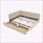 Comfortable Upholstered Sofa Bed Frame with Tufted Backrest and Armrests for Versatile Use-2098804006-2098804012