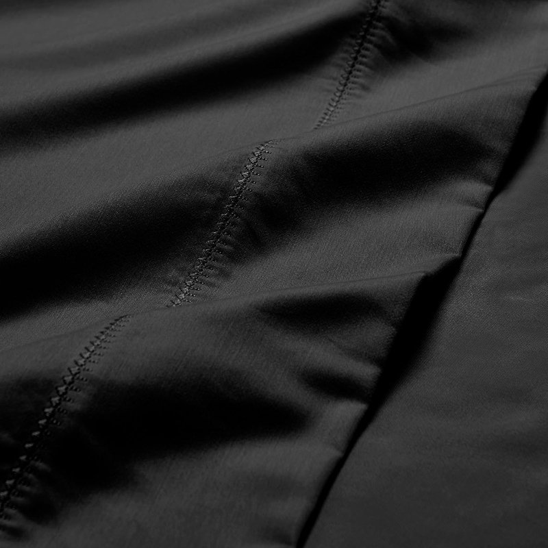 Ensemble de draps Impressions, Noir, Ensemble de draps très grand californien avec 2 t