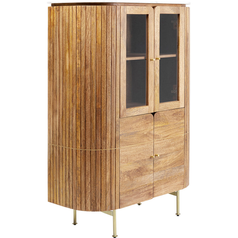 Grace 4 Door Solid Wood Wardrobe