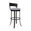 Tabouret pivotant Albie Stockholm en vinyle thermolaqué à la main-1284539016-1284539018-1219553878