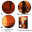 «Native Orange Sunset on Tribal Rhythms», reproduction d'art sur toile-97051481-97051475